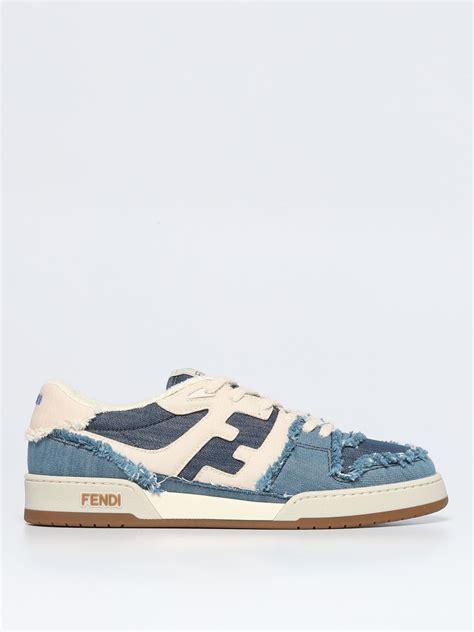 fendi denim sneaker|Fendi match denim sneakers.